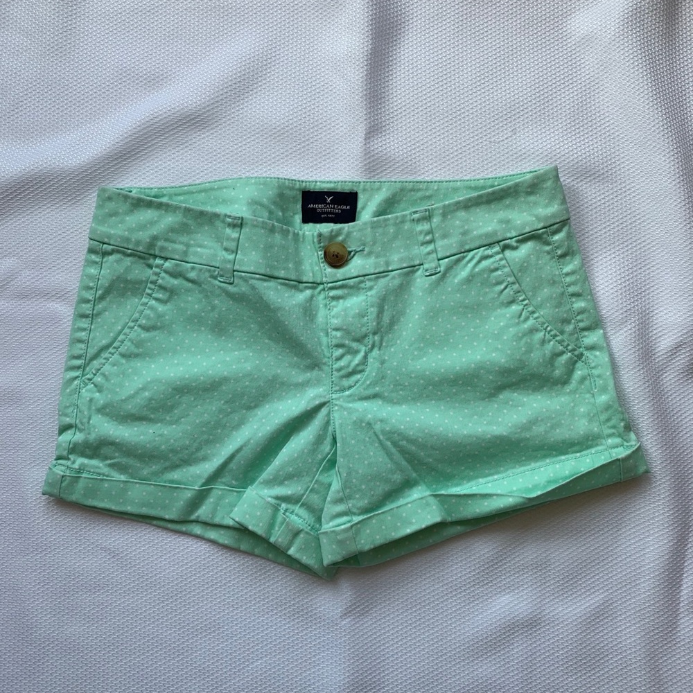 Mint green American Eagle shorts